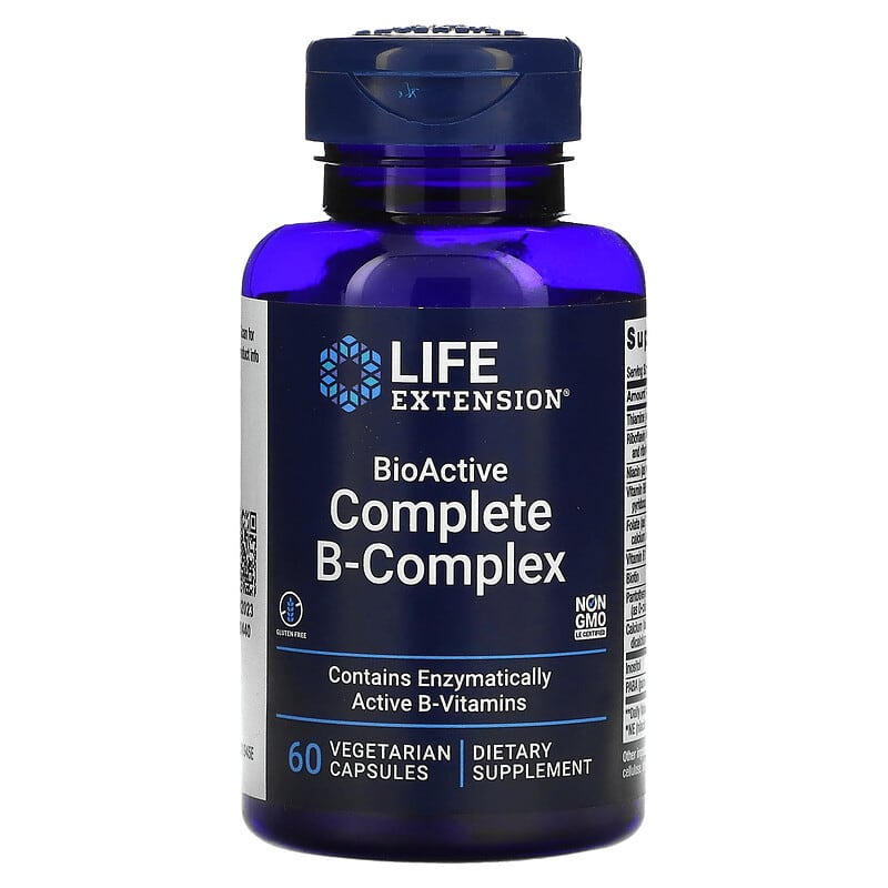 life extension, complejo b completo bioactivo