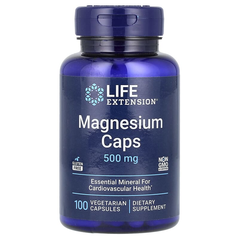 life extension, magnesio 500 mg