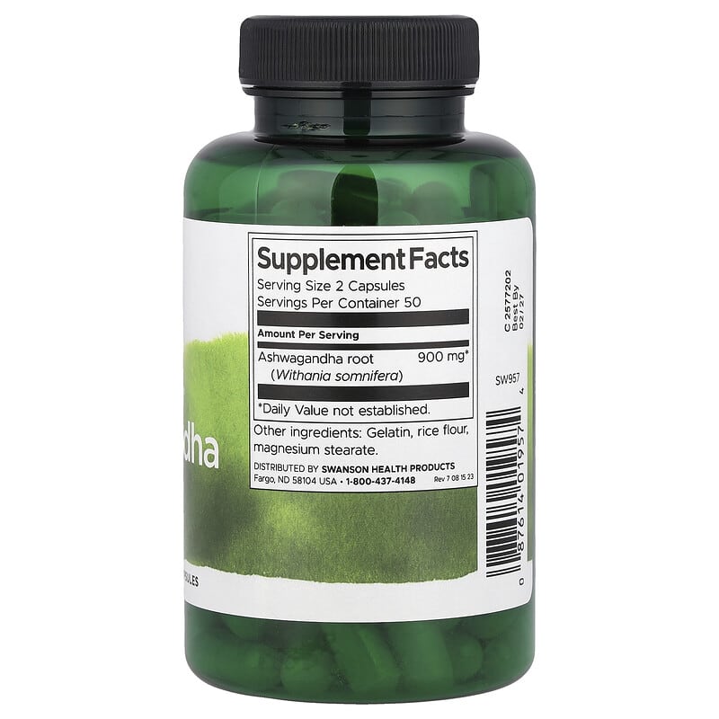 swanson, ashwagandha, 450 mg